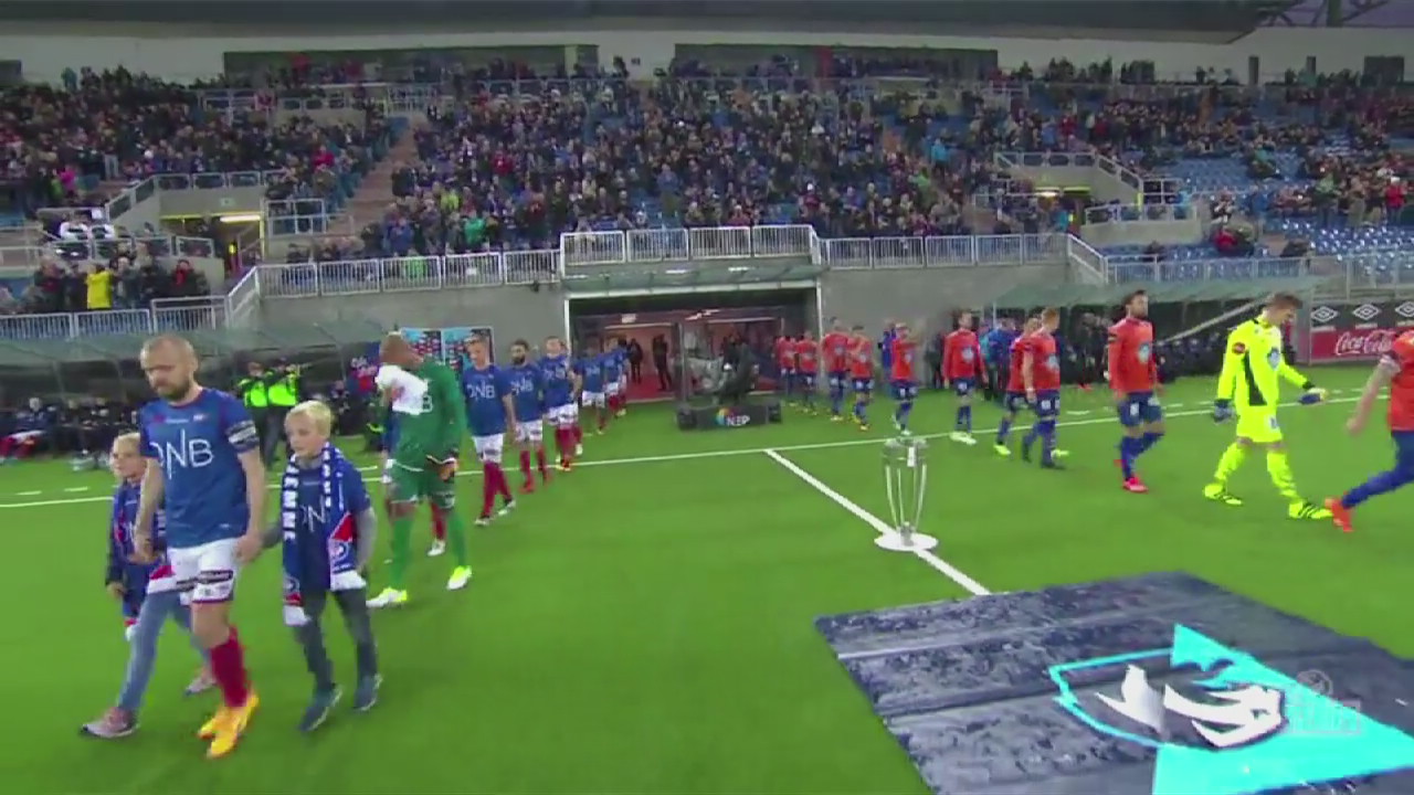 Adam Larsen Kwarasey før Viking-kampen